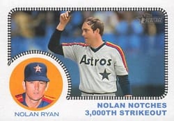 2022 Topps Heritage All Aboard! Nolan Ryan #AA-7 card