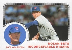 2022 Topps Heritage All Aboard! Nolan Ryan #AA-9 card