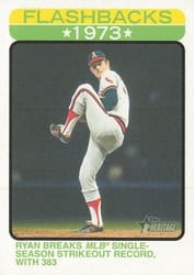 2022 Topps Heritage Baseball Flashbacks Nolan Ryan #BF-1 card