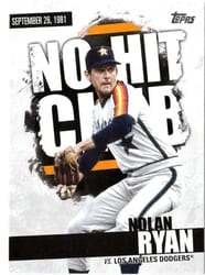2022 Topps No-Hit Club Nolan Ryan #NHC-17 card