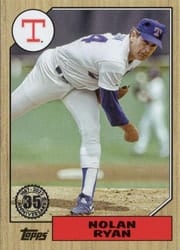 2022 Topps Update 1987 Topps Nolan Ryan #87TBU-34 card