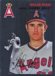 2023 Topps Chrome Platinum Anniversary Base Set Nolan Ryan #482 card