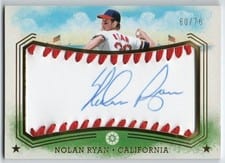 2024 Panini Boys of Summer Fabric of the Game Baseball Signatures Nolan Ryan #FOG-NR card