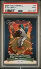 2024 Panini Three and Two Downtown Nolan Ryan #14 card