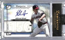 2024 Topps Luminaries Masters of the Mound Autograph Relics Nolan Ryan #MOMAR-NR3 card