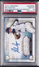 2024 Topps Luminaries Masters of the Mound Autographs Nolan Ryan #MOM-NR2 card