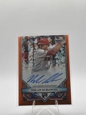 2024 Bowman Sterling Rookie Autographs Nolan Schanuel #RA-NS card
