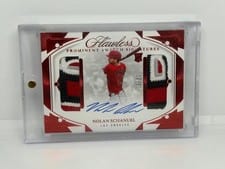 2024 Panini Flawless Prominent Swatch Signatures Nolan Schanuel #PSS-NS card