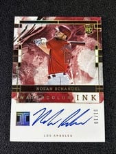 2024 Panini Impeccable Watercolor Signatures Nolan Schanuel #WCS-NS card