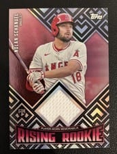 2024 Topps Update Rising Rookies Relics Nolan Schanuel #RRR-NS card