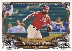 2024 Topps Allen & Ginter In Action Variations Nolan Schanuel (Los Angeles Angels) #IA-14 card