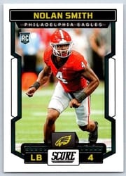2023 Score Base Set Nolan Smith #376 card