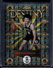 2025-26 Topps Chrome Destiny Nolan Traore #D-16 card