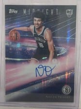 2025-26 Topps Midnight Rookie Horizon Signatures Nolan Traore #RHS-NT card