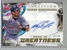 2023 Topps Inception Dawn of Greatness Autographs Nomar Garciaparra #IDG-NG card