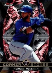 2018 Finest Cornerstones Nomar Mazara #FC-NM card