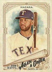 2018 Topps Allen & Ginter Base Set Nomar Mazara #321 card