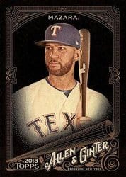 2018 Topps Allen & Ginter X Base Set Nomar Mazara #321 card