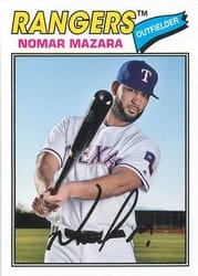 2018 Topps Archives Base Set Nomar Mazara #133 card