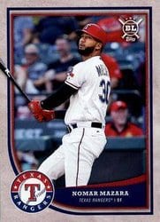 2018 Topps Big League Base Set Nomar Mazara #168 card