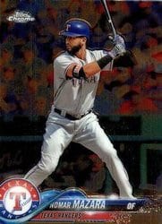 2018 Topps Chrome Base Set Nomar Mazara #178 card