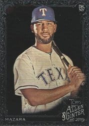 2019 Topps Allen & Ginter X Base Set Nomar Mazara #252 card