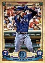 2019 Topps Gypsy Queen Base Set Nomar Mazara #269 card