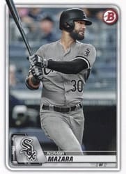 2020 Bowman Base Set Nomar Mazara #70 card