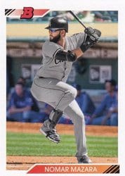 2020 Bowman Heritage Base Set Nomar Mazara #70 card