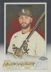 2020 Topps Allen & Ginter Chrome Base Set Nomar Mazara #283 card