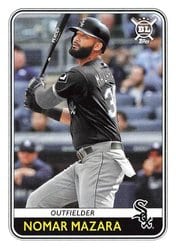 2020 Topps Big League Base Set Nomar Mazara #40 card