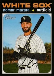 2020 Topps Heritage Base Set Nomar Mazara #569 card