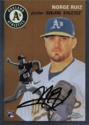 2023 Topps Chrome Platinum Anniversary Base Set Norge Ruiz #101 card