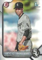 2022 Bowman Prospects Norge Vera #BP-100 card