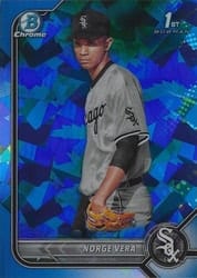 2022 Bowman Sapphire Edition Base Set Norge Vera #BCP-100 card