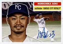 2025 Topps Archives Fan Favorite Autographs 1956 Norichika Aoki #56FFA-NA card
