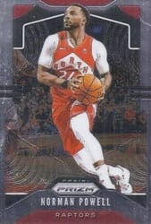 2019-20 Panini Prizm Base Set Norman Powell #159 card