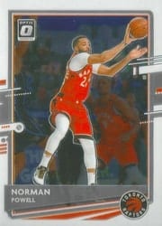 2020-21 Donruss Optic Base Set Norman Powell #50 card