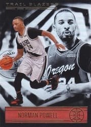 2020-21 Panini Illusions Base Set Norman Powell #15 card