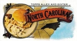 2024 Topps Allen & Ginter 50 States Mini North Carolina #50S-33 card