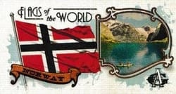 2024 Topps Allen & Ginter Flags of the World Mini Norway #FOTW-35 card