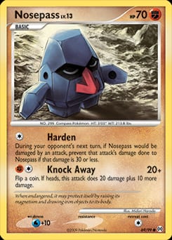 Arceus Nosepass #69 card