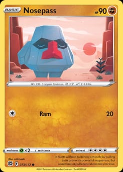 Brilliant Stars Nosepass #73 card