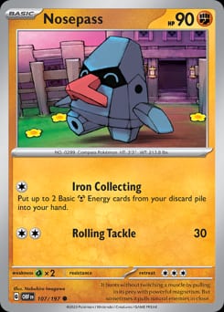 Obsidian Flames Nosepass #107 card