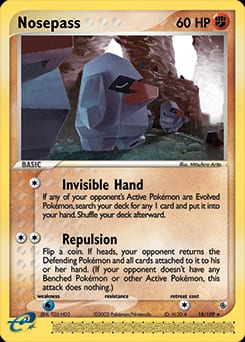 Ruby & Sapphire Nosepass #18 card