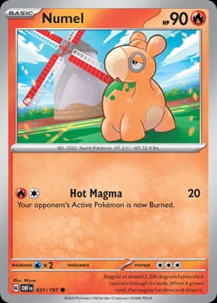 Obsidian Flames Numel #31 card