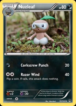 2016 BREAKpoint Nuzleaf #72 card