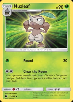 Celestial Storm Nuzleaf #13 card
