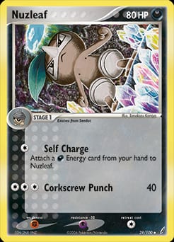 2006 Crystal Guardians Nuzleaf #39 card