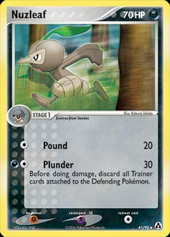 Legend Maker Nuzleaf #41 card